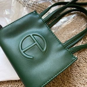 TELFAR SMALL BAG - Dark Olive - Very Good Condition